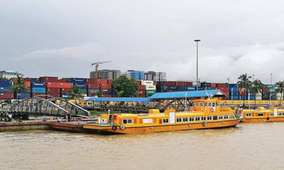 ရန္ကုန္ Yangon Water Bus မ်ားအားေတြ႔႔ရစဥ္ (ဓာတ္ပံု--MOI)