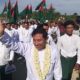 USDP ပါတီ ဥကၠ႒ႏွင့္ အဖြဲ႔၀င္မ်ား လူထုႏွင့္ ေတြ႔ဆံုေနစဥ္(ဓာတ္ပံု- USDP)