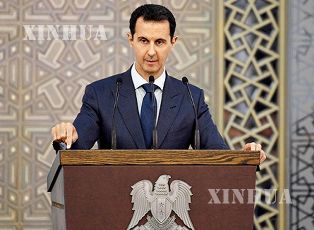 ဆီးရီးယား ႏုိင္ငံ သမၼတ Bashar al-Assad အား ျမင္ေတြ႕ရစဥ္(ဆင္ဟြာ)