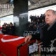 တူရကီ ႏုိင္ငံ သမၼတ Recep Tayyip Erdoğan က ဆီးရီးယား ႏိုင္ငံ အတြင္း တိုက္ပြဲ ၌ က်ဆံုးခဲ့သည့္ တပ္ဖြဲ႕ဝင္ တစ္ဦး ၏ အသုဘ အခမ္းအနား ကို တက္ေရာက္ ခဲ့စဥ္(ဆင္ဟြာ)