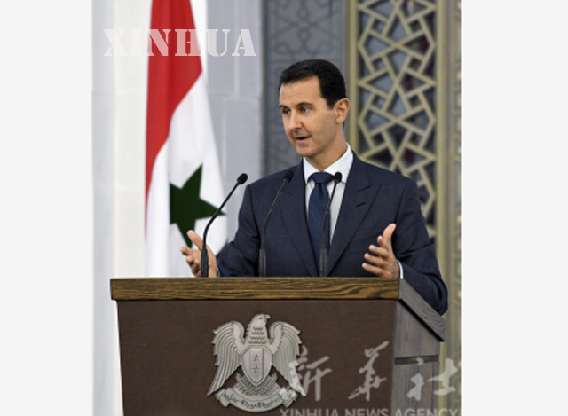 ဆီးရီးယားသမၼတBashar al-Assadအား ေတြ႔ရစဥ္ (ဓာတ္ပံု- ဆင္ဟြာ )