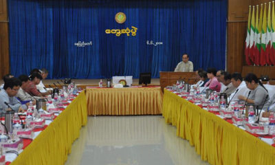 ျပည္ေထာင္စုဝန္ႀကီး ေဒါက္တာျမင့္ေထြး သြားဘက္ဆိုင္ရာဆရာဝန္မ်ားႏွင့္ ေတြ႕ဆုံစဥ္(ဓာတ္ပံု- က်န္းမာေရးႏွင့္အားကစားဝန္ႀကီးဌာန)