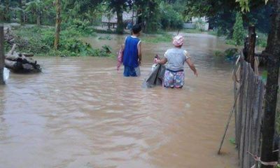 မိုးသည္းထန္စြာ ရြာသြန္းၿပီးေနာက္ေတြ႔ရစဥ္ (ဓာတ္ပံု-- MOI)