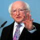 အိုင္ယာလန္ႏုိင္ငံ သမၼတ Michael D. Higgins အား ေတြ႕ရစဥ္ (ဓာတ္ပံု-အင္တာနက္)