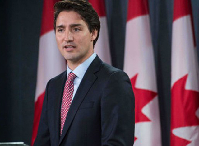 ကေနဒါ၀န္ႀကီးခ်ဳပ္ Justin Trudeau အားေတြ႔ရစဥ္ (ဓါတ္ပုံ- အင္တာနက္)