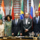 စက္တင္ဘာ ၂၇ ရက္ ၌ နယူးေယာက္ ၿမိဳ႕တြင္ က်င္းပ ျပဳလုပ္သည့္ BRICS ႏိုင္ငံျခားေရး ဝန္ႀကီးမ်ား အစည္းအေဝး အား ျမင္ေတြ႕ရစဥ္(ဆင္ဟြာ)