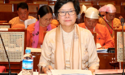 ရန္ကုန္တုိင္းေဒသႀကီးအစိုးရအဖြဲ႔ လွ်ပ္စစ္ ၊စက္မႈလက္မႈ ႏွင့္ လမ္းပန္းဆက္သြယ္ေရးဝန္ႀကီး ေဒၚနီလာေက်ာ္အားေတြ႔ရစဥ္ (ဓာတ္ပံု-- YRG)