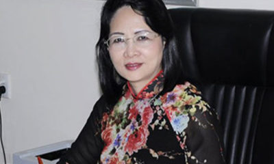 ဗီယက္နမ္ႏိုင္ငံ ဒုတိယသမၼတ Dang Thi Ngoc Thinh အား ေတြ႕ရစဥ္ (ဓာတ္ပံု-အင္တာနက္)