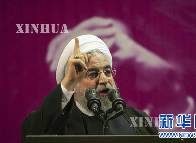 အီရန္ သမၼတHassan Rouhaniအား ေတြ႔ရစဥ္ (ဆင္ဟြာ)