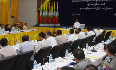 (၁၉)ႀကိမ္ေျမာက္ အေရွ႕ေတာင္အာရွ တကၠသိုလ္မ်ား အားကစားၿပဳိင္ပြဲ က်င္းပေရးဦးစီးေကာ္မတီ ဒုတိယအႀကိမ္ လုပ္ငန္းညႇိႏႈိင္းအစည္းအေဝးက်င္းပစဥ္(ဓာတ္ပံု-သမၼတရံုး)