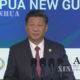 အာရွ-ပစိဖိတ္ စီးပြားေရးပူးေပါင္းေဆာင္ရြက္မႈ (APEC) CEO ထိပ္သီးအစည္းအေဝး မိန္႔ခြန္းေျပာၾကားေနေသာ တ႐ုတ္ႏိုင္ငံ သမၼတ ရွီက်င့္ဖိန္အား ေတြ႕ရစဥ္ (ဆင္ဟြာ)