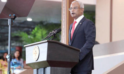 ေမာ္လ္ဒိုက္ႏိုင္ငံ သမၼတ Ibrahim Mohamed Solih အား ေတြ႕ရစဥ္ (ဓာတ္ပံု-အင္တာနက္)