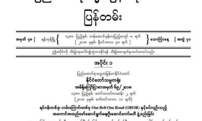 ေကာ္မတီ ဖြဲ ့စည္းေၾကာင္း ေဖာ္ျပထားသည့္ ျမန္မာႏုိင္ငံေတာ္ ျပန္တမ္းအား ေတြ ့ရစဥ္(ဓာတ္ပုံ-ျမန္မာႏိုင္ငံ ျပန္တမ္း)