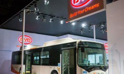 BYD တံဆိပ္ ဘတ္စ္ကား တစ္စင္းအား ေတြ ့ရစဥ္(ဓာတ္ပုံ-အင္တာနက္)