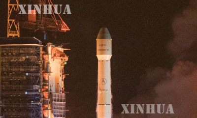 “ChinaSat 6C” ၿဂိဳဟ္တုအားLong March-3B ၿဂိဳဟ္တုသယ္ေဆာင္ေရး ဒံုးပံ်ျဖင့္ မတ္ ၁၀ ရက္က လႊတ္တင္စဥ္ (ဆင္ဟြာ)
