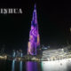 ဒူဘိုင္းၿမိဳ႕ရွိ ကမာၻ႕အျမင့္ဆံုး အေဆာက္အအံု Burj Khalifa အား မီးအလွဆင္ထားသည္ကို ေတြ႕ရစဥ္ (ဆင္ဟြာ)