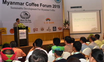 Coffee Forumတြင္ ဒုတိယသမၼတ မိန္႔ခြန္းေျပာၾကားစဥ္(MOI)