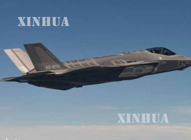 အေမရိကန္ F-35A ဂ်က္တုိက္ေလယာဥ္တစ္စင္းအားေတြ ့ရစဥ္(ဆင္ဟြာ)