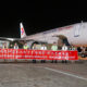 China Eastern Airlines ၏ ေလယာဥ္ ရန္ကုန္အျပည္ျပည္ဆုိင္ရာေလဆိပ္သို႔ ဆိုက္ေရာက္လာစဥ္ (ဓာတ္ပံု-- ရန္ကုန္အျပည္ျပည္ဆုိင္ရာေလဆိပ္)