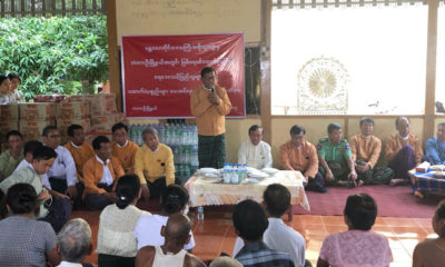 မႏၲေလးတိုင္းေဒသႀကီး အတြင္း ေရေဘးေရွာင္ ျပည္သူမ်ား ႏွင့္ ေတြ ့ဆုံစဥ္(ဓာတ္ပုံ - Department of Disaster Management- Myanmar)