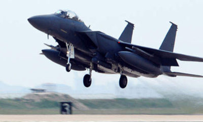 ေတာင္ကိုရီးယားႏိုင္ငံရွိ F-15K တိုက္ေလယာဥ္တစ္စင္းအား ေတြ႕ရစဥ္ (ဓာတ္ပံု-အင္တာနက္)