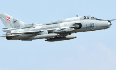 Su- 22 အမ်ိဳးအစား တိုက္ေလယာဥ္ တစ္စင္းအား ျမင္ေတြ႕ရစဥ္(ဓာတ္ပံု-အင္တာနက္)