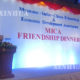 မြန်မာ-အိန္ဒိယ-တရုတ် ချစ်ကြည်ရေးနှင့် စီးပွားဖွံ့ဖြိုးတိုးတက်ရေးအသင်းနှင့် မိတ်ဖက်အသင်းများ Friendship Dinnerအခမ်းအနားကျင်းပစဉ်(ဆင်ဟွာ)