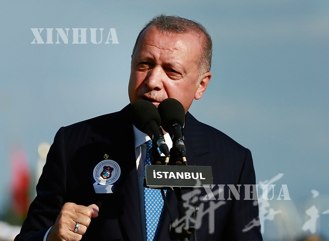 တူရကီ ႏုိင္ငံ သမၼတ ရီဆပ္ ေတရစ္ အာဒိုဂန္ (Recep Tayyip Erdogan) အား ျမင္ေတြ႕ရစဥ္(ဆင္ဟြာ)