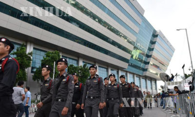 ထိုင်းနိုင်ငံ၌ ၂၀၁၇ ခုနှစ် အတွင်း ရဲတပ်ဖွဲ့ဝင်များ ကင်းလှည့်နေမှု တစ်ခုအား တွေ့ရစဉ်(ဆင်ဟွာ)