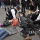 လန်ဒန်မြို့တွင် ဆန္ဒထုတ်ဖော်သူများကို ရဲအရာရှိများ ဖမ်းဆီးနေစဉ်(ဆင်ဟွာ)