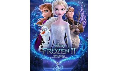 "Frozen II" ရုပ်ရှင်ဇာတ်ကား ပိုစတာအား တွေ့ရစဉ် (ဓာတ်ပုံ-အင်တာနက်)