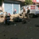 အိန္ဒိယနိုင်ငံတွင် ဗုံးပေါက်ကွဲမှုတစ်ခု ဖြစ်ပွားခဲ့သည်ကို တွေ့ရစဉ် (ဓာတ်ပုံ-အင်တာနက်)