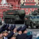 ရုရှားနိုင်ငံမော်စကိုမြို့၌ ပြုလုပ်သော စစ်ရေးပြအခမ်းအနားတစ်ခုတွင် ခေတ်မီဒုံးကျည်များ ပါဝင်ပြသစဉ်(ဆင်ဟွာ)
