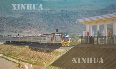၂၀၁၉ ခုနှစ် အောက်တိုဘာ ၁၆ ရက်က ဖောက်လုပ်ပြီးစီးခဲ့သည့် ကင်ညာနိုင်ငံ နိုင်ရိုဘီ-မာလားဘာ SGR ရထားလမ်း (Nairobi- Malaba Standard Gauge Railway)ပထမပိုင်းနေရာတစ်ခုအား တွေ့ရစဉ်(ဆင်ဟွာ)
