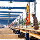 တရုတ်-လာအို ရထားလမ်းပိုင်း တည်ဆောက်ခြင်း လုပ်ငန်းခွင်အားတွေ့ရစဉ်(ဆင်ဟွာ)
