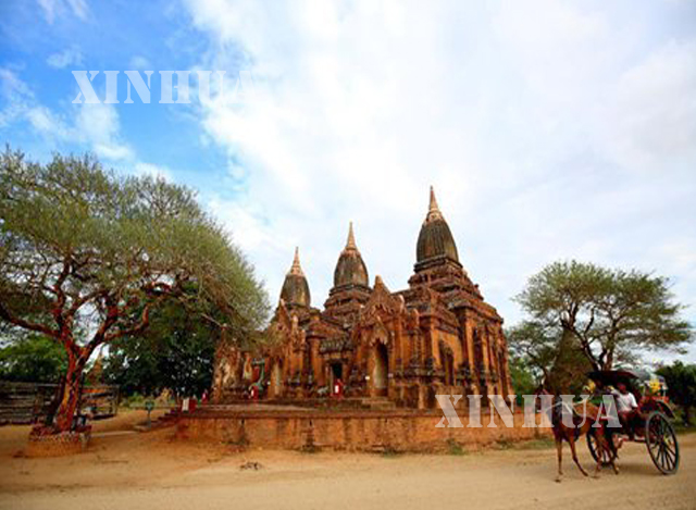ပုဂံဒေသရှိ ဘုရား စေတီပုထိုးများအား တွေ့ရစဉ်(ဆင်ဟွာ)