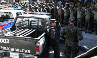 ပဋိပက္ခဖြစ်ပွားသော ဟွန်ဒူးရပ်စ်နိုင်ငံ အကျဉ်းထောင်သို့ လုံခြုံရေးတပ်ဖွဲ့ဝင်များရောက်ရှိလာစဉ်(ဓာတ်ပုံ-အင်တာနက်)