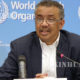 ကမာ္ဘ့ကျန်းမာရေးအဖွဲ့ချုပ်(WHO) ညွှန်ကြားရေးမှူးချုပ် Tedros Adhanom Ghebreyesus အားတွေ့ရစဉ်(ဆင်ဟွာ)
