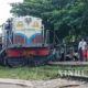 ရန်ကုန်မြို့ပတ်ရထားတစ်စင်း ပြေးဆွဲနေမှုအားတွေ့ရစဉ် (ဆင်ဟွာ)
