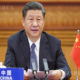တရုတ်နိုင်ငံ သမ္မတ ရှီကျင့်ဖိန်က ပေကျင်းမြို့မှနေ၍ G20 ခေါင်းဆောင်များ အထူးအစည်းအဝေးကို အွန်လိုင်းဗီဒီယိုရုပ်သံမှတစ်ဆင့် ပါဝင်တက်ရောက်ဆွေးနွေးနေစဉ် (ဆင်ဟွာ)