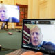 ဗြိတိန်နိုင်ငံဝန်ကြီးချုပ် ဘောရစ်ဂျွန်ဆင် အထူးကြပ်မတ်ဆောင်မှတဆင့် video ရုပ်သံဖြင့် စကားပြောနေစဉ်(ဆင်ဟွာ)