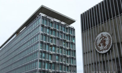 ဆွစ်ဇာလန်နိုင်ငံ ဂျီနီဗာမြို့ရှိ ကမ္ဘာ့ကျန်းမာရေးအဖွဲ့(WHO)ရုံးချုပ် အဆောက်အဦအား တွေ့ရစဉ်(ဆင်ဟွာ)