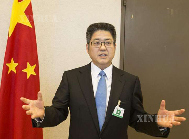 တရုတ်နိုင်ငံ နိုင်ငံခြားရေးဝန်ကြီးဌာန ဒုတိယဝန်ကြီး လဲ့ယွီချိန်အား တွေ့ရစဉ် (ဆင်ဟွာ) တရုတ်နိုင်ငံ နိုင်ငံခြားရေးဝန်ကြီးဌာန ဒုတိယဝန်ကြီး လဲ့ယွီချိန်အား တွေ့ရစဉ် (ဆင်ဟွာ)
