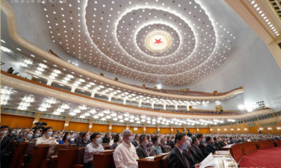 တရုတ်ပြည်သူ့နိုင်ငံရေးဆွေးနွေးညှိနှိုင်းမှု ညီလာခံ(CPPCC)၏ ၁၃ ကြိမ်မြောက် အမျိုးသားကော်မတီ တတိယ အစည်းအဝေးကျင်းပနေမှုအား မေ ၂၇ ရက်က တွေ့ရစဉ်(ဆင်ဟွာ)