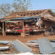 စစ်ကိုင်းတိုင်းဒေသကြီးအတွင်း မေ၄ ရက်က လေပြင်းတိုက်ခတ်မှုကြောင့် အဆောက်အဦ ပျက်စီးမှုများအား တွေ့ရစဉ်(ဓာတ်ပုံ - Ministry of Home Affairs, Myanmar)