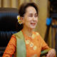 နိုင်ငံတော်၏ အတိုင်ပင်ခံ ပုဂ္ဂိုလ် ဒေါ်အောင်ဆန်းစုကြည်အား တွေ့ရစဉ်(ဓာတ်ပုံ - myanmar state counsellor office)