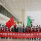 တရုတ် နိုင်ငံ မှ ကူညီထောက်ပံ့ပေးသည့် ဆေးဘက်ဆိုင်ရာ ထောက်ပံ့ရေး ပစ္စည်းများအား အယ်လ်ဂျီးရီးယား နိုင်ငံ သို့ လွှဲပြောင်းပေးအပ်နေစဉ်(ဆင်ဟွာ)