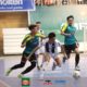 MFF Myanmar Futsal League 2019-2020 week 22 တွင် ယှဉ်ပြိုင်ကစားနေမှု တစ်ခုအားတွေ့ရစဉ် (ဓာတ်ပုံ-- MFF Futsal)