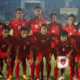 မြန်မာ့လက်ရွေးစင်ဘောလုံးအသင်းအားတွေ့ရစဉ် (ဓာတ်ပုံ--MFF)