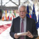 ဥရောပသမဂ္ဂ နိုင်ငံခြားဆက်ဆံရေးနှင့် လုံခြုံရေးမူဝါဒဆိုင်ရာ အဆင့်မြင့်ကိုယ်စားလှယ် Josep Borrellအား တွေ့ရစဉ်(ဆင်ဟွာ)